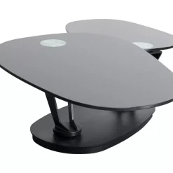 KARE Design Tische-Couchtisch Franklin Schwarz 150X58Cm