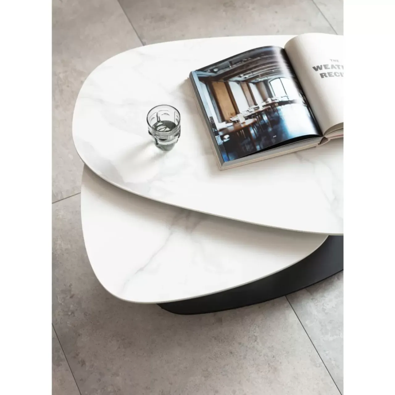 KARE Design Tische-Couchtisch Franklin Weis 150X58Cm