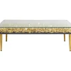 KARE Design Tische-Couchtisch Gold Flowers 120X60