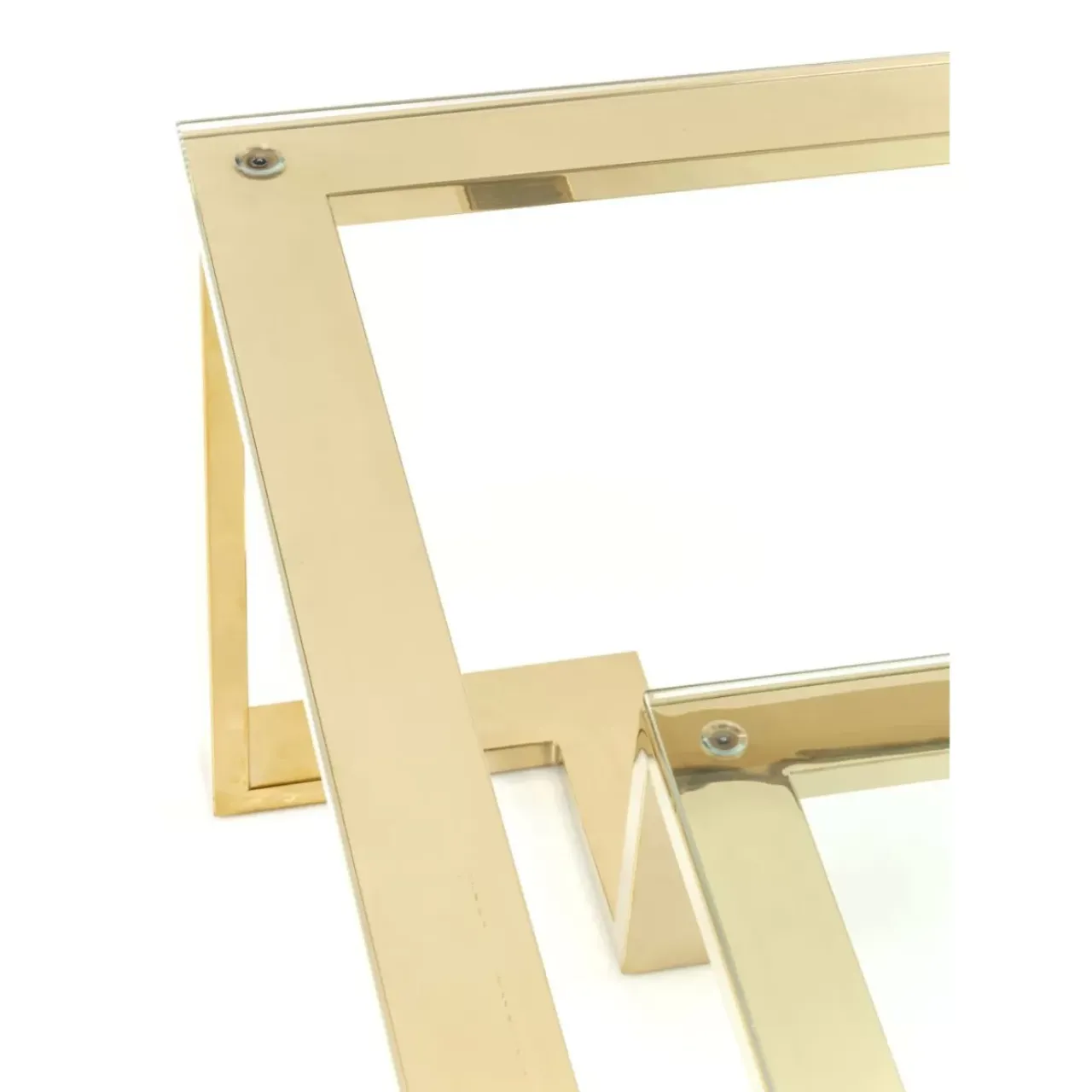 KARE Design Tische-Couchtisch Gold Rush 120X120Cm