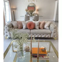 KARE Design Tische-Couchtisch Gold Rush 120X120Cm