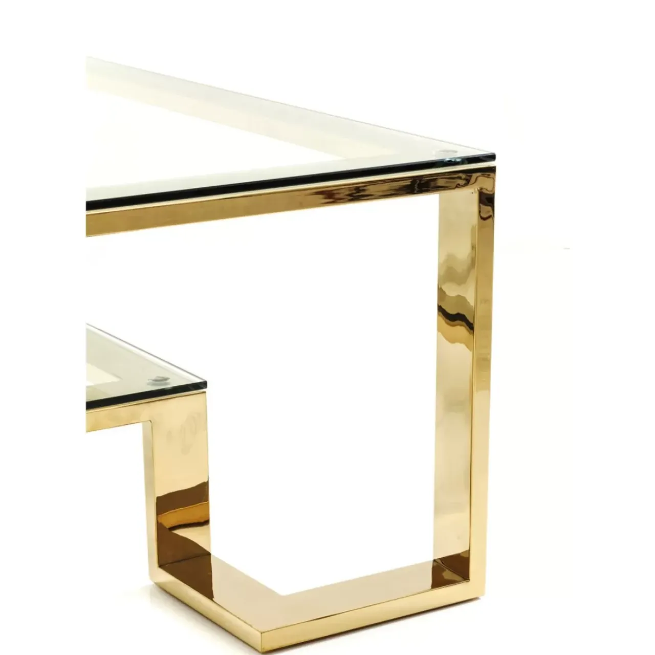 KARE Design Tische-Couchtisch Gold Rush 120X120Cm