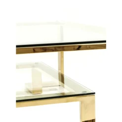 KARE Design Tische-Couchtisch Gold Rush 120X120Cm