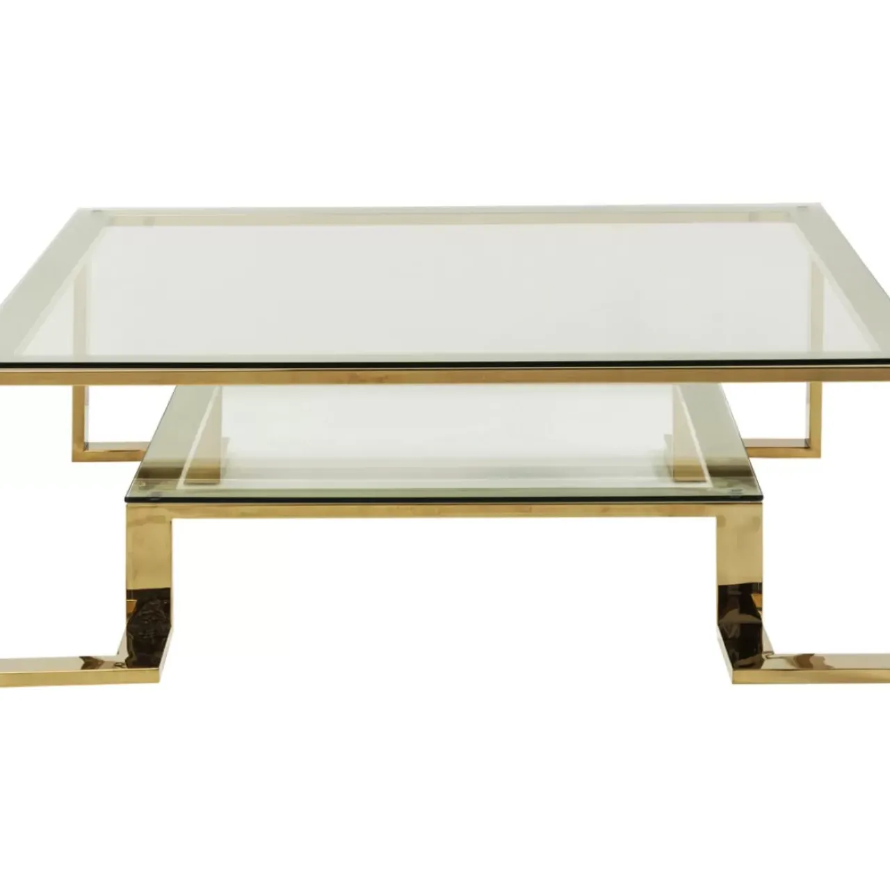 KARE Design Tische-Couchtisch Gold Rush 120X120Cm