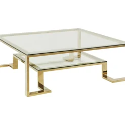 KARE Design Tische-Couchtisch Gold Rush 120X120Cm