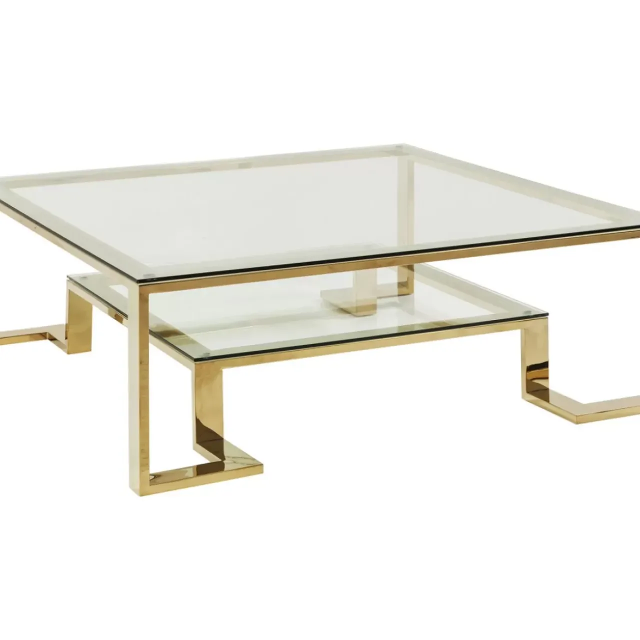 KARE Design Tische-Couchtisch Gold Rush 120X120Cm