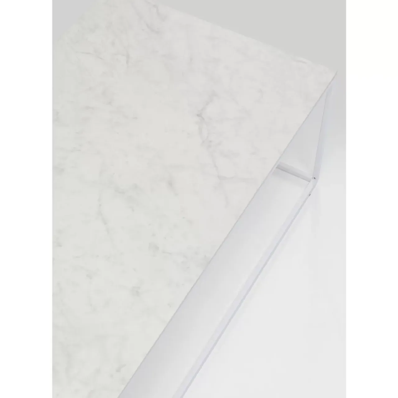 KARE Design Outdoormöbel-Couchtisch Greta Weiss 100X50