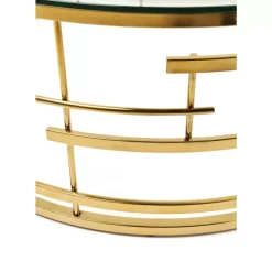 KARE Design Tische-Couchtisch Jupiter Gold O100Cm