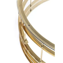 KARE Design Tische-Couchtisch Jupiter Gold O100Cm