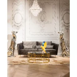 KARE Design Tische-Couchtisch Jupiter Gold O100Cm