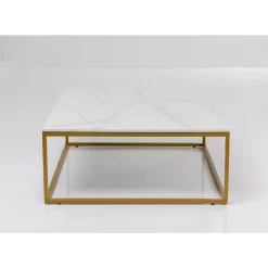 KARE Design Tische-Couchtisch Key West Gold 90X90Cm
