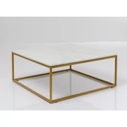 KARE Design Tische-Couchtisch Key West Gold 90X90Cm