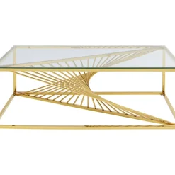 KARE Design Tische-Couchtisch Laser Gold 120X60