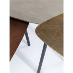 KARE Design Tische-Couchtisch Loft Triangle Vintage (3/Set)