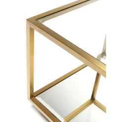 KARE Design Tische-Couchtisch Luigi Gold (4/Set)