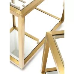 KARE Design Tische-Couchtisch Luigi Gold (4/Set)