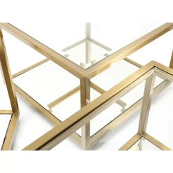 KARE Design Tische-Couchtisch Luigi Gold (4/Set)