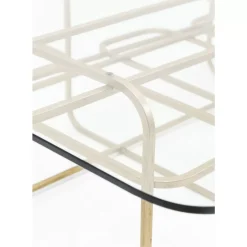 KARE Design Tische-Couchtisch Meander Gold 140X80Cm