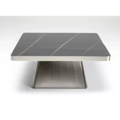 KARE Design Tische-Couchtisch Miler Silber 80X80Cm