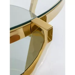 KARE Design Tische-Couchtisch Monocolo Gold O90