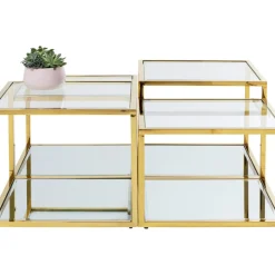 KARE Design Tische-Couchtisch Orion Gold (4/Set)
