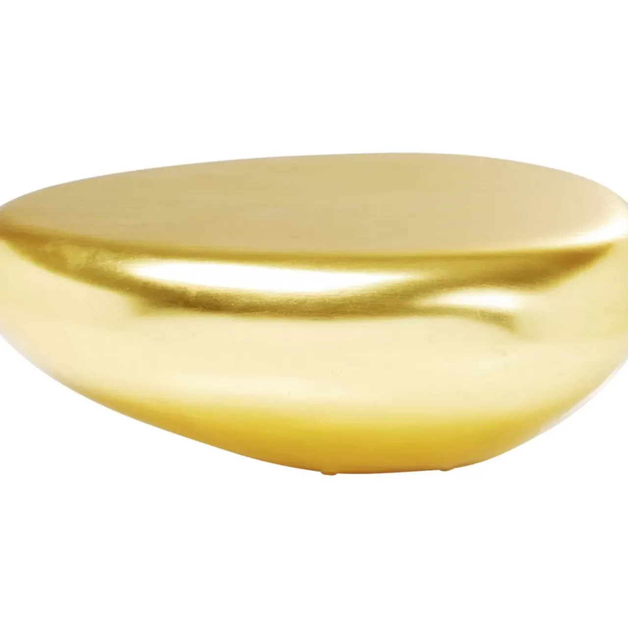 KARE Design Tische-Couchtisch Pebble Gold 122X96