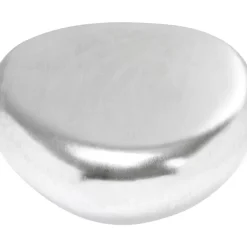 KARE Design Tische-Couchtisch Pebble Silber 122X96