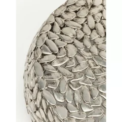 KARE Design Tische-Couchtisch Pebbles Deluxe Silber (2/Set)