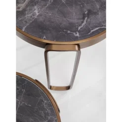 KARE Design Tische-Couchtisch Perelli Messing (3/Set)