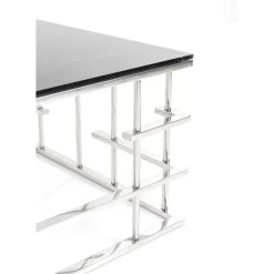 KARE Design Tische-Couchtisch Rome Silber 130X70Cm