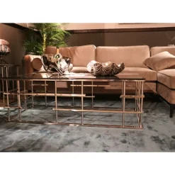 KARE Design Tische-Couchtisch Rome Silber 130X70Cm