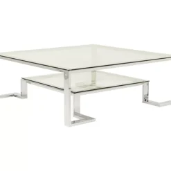 KARE Design Tische-Couchtisch Silver Rush 120X120Cm