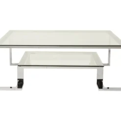 KARE Design Tische-Couchtisch Silver Rush 120X120Cm