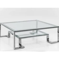 KARE Design Tische-Couchtisch Silver Rush 120X120Cm