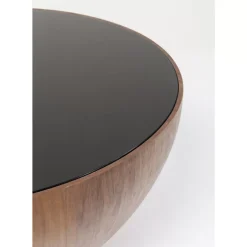 KARE Design Tische-Couchtisch Tear Drops Walnuss O80Cm