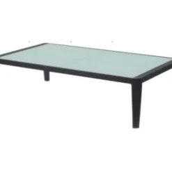 KARE Design Outdoormöbel-Couchtisch Tiki Schwarz