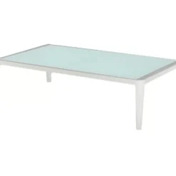 KARE Design Outdoormöbel-Couchtisch Tiki Weiss