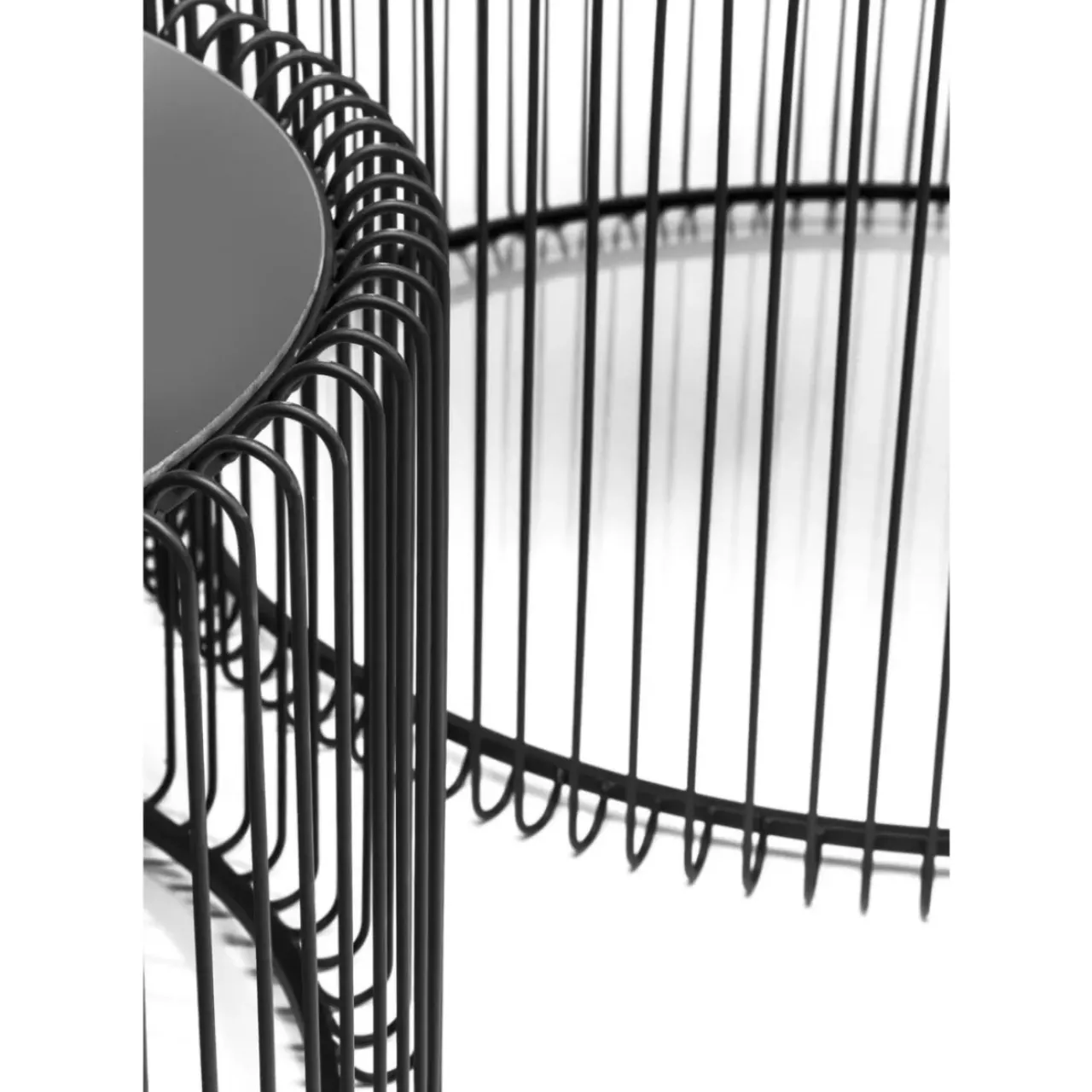 KARE Design Tische-Couchtisch Wire Black (2/Set)