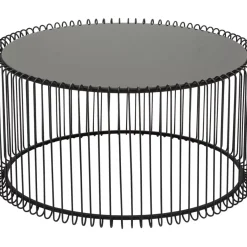 KARE Design Tische-Couchtisch Wire Black (2/Set)