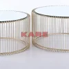 KARE Design Tische-Couchtisch Wire Messing (2/Set)