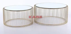 KARE Design Tische-Couchtisch Wire Messing (2/Set)
