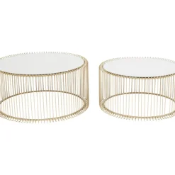KARE Design Tische-Couchtisch Wire Messing (2/Set)