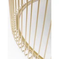 KARE Design Tische-Couchtisch Wire Uno Brass O80Cm