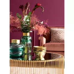 KARE Design Tische-Couchtisch Wire Uno Brass O80Cm