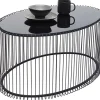 KARE Design Tische-Couchtisch Wire Uno Schwarz 60X90Cm