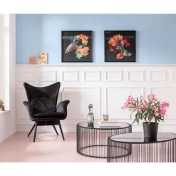 KARE Design Tische-Couchtisch Wire Uno Schwarz 60X90Cm