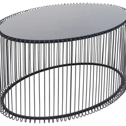 KARE Design Tische-Couchtisch Wire Uno Schwarz 60X90Cm