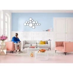 KARE Design Tische-Couchtisch Wire White (2/Set)