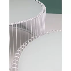 KARE Design Tische-Couchtisch Wire White (2/Set)