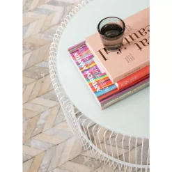 KARE Design Tische-Couchtisch Wire White (2/Set)